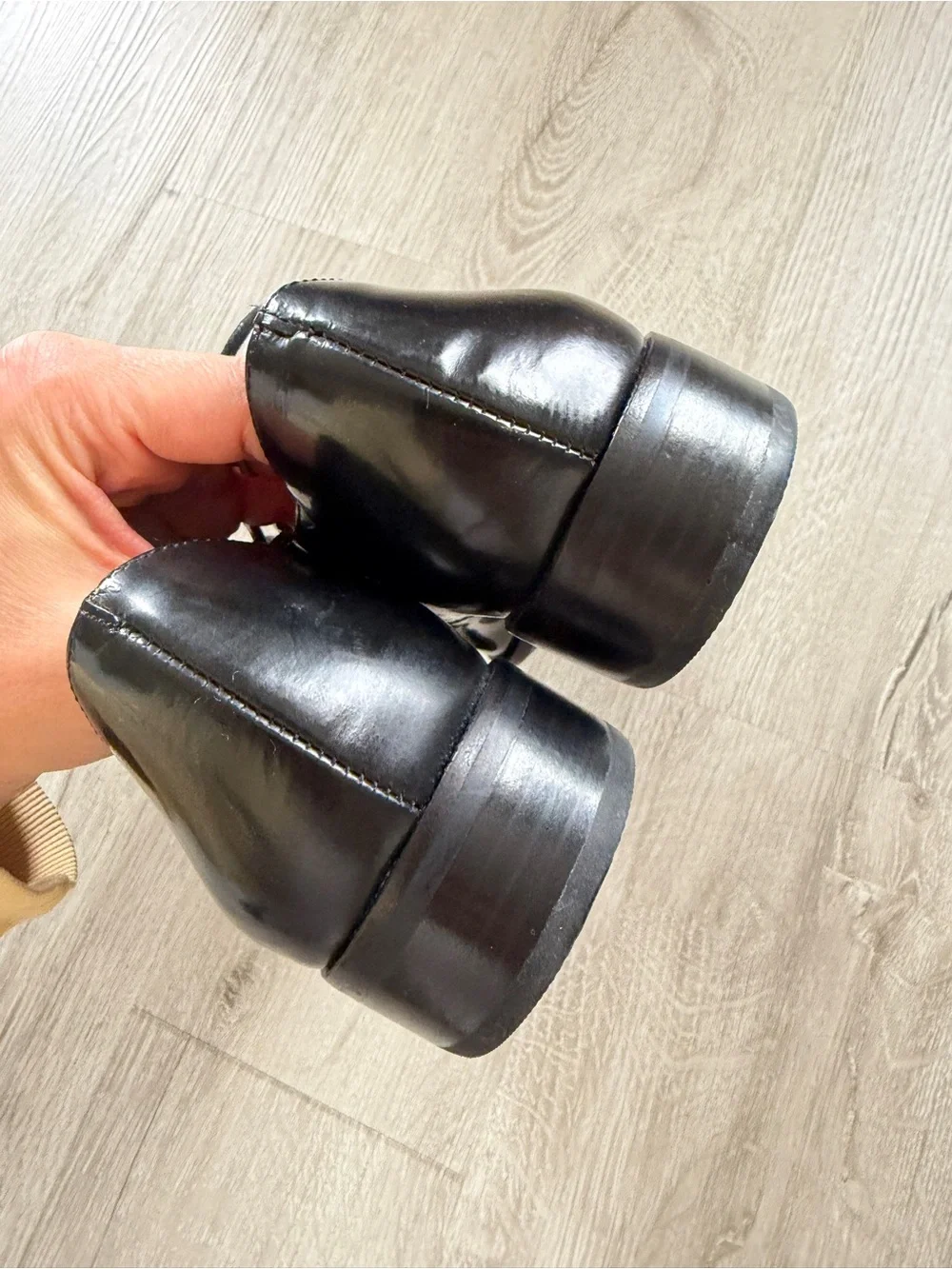 Madewell Black patent leather Oxford Shoes 8